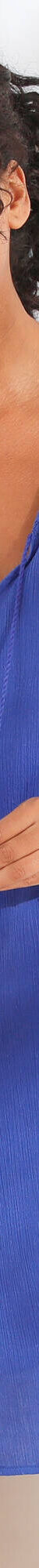 Robe macramé, crépon coton (bleu dur) Robe macramé, crépon coton (bleu dur)